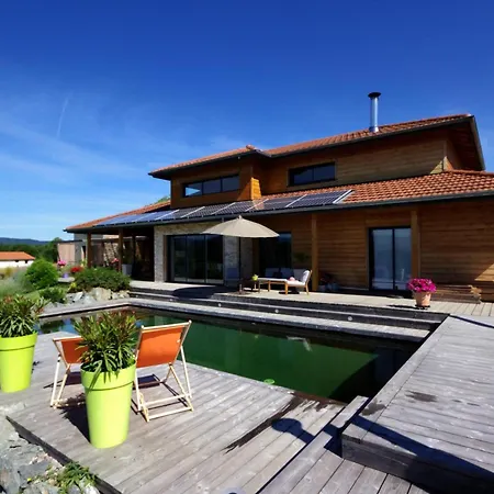 En Bois Avec Piscine Naturelle, 3 Avec Terrasses Privatives - Fr-1-496-258 Champoly